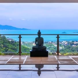 Here and Now Luxurious Sea view & Spa Villa, hotel en Koh Samui
