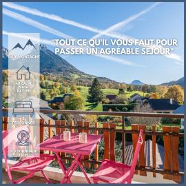 Entre lac & Montagnes avec balcon, proche Annecy