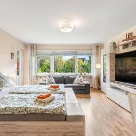 Park & Meer - Ferienwohnung im Grünen - Bad Zwischenahn, 4 Zimmer, bis 9 Gäste