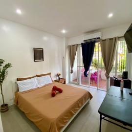 사말에 위치한 호텔 Villa Talisay Kaputian - Streetside Studio