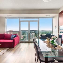 High Floor 1 Bedroom plus Den Condo Apartment City View North York Toronto