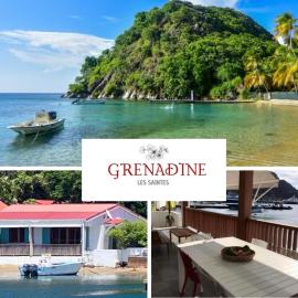 Villa GRENADINE - CLIM & TERRASSE- Face MER Vue panoramique, les pieds dans l'eau - OFFRE SPECIALE - LES SAINTES