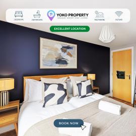 Elegant 2-Bedroom Apartment • Near the High Street • Balcony • Free Parking • Sky TV • Yoko Property