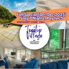 Treetop Village100-3Bed3BathIndoor Pool8PP, hotel di Four Seasons