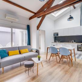 Appartement lumineux et confortable avec patio