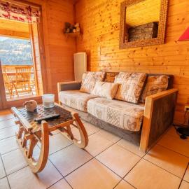 Cocooning chalet, mountain view, sauna, 6 people