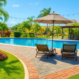 Family Home close to the Beach, Vidanta, Aqua Adventures with Pool & Parking