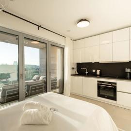 Modern Studio in Gasperich with Balcony & Wi-Fi