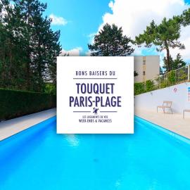 Appartement rénové à Stella-Plage avec piscine chauffée, parking privé gratuit, TV grand écran, boulodrome, à 2km de la plage