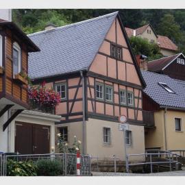 Ferienhaus Altes Elbschifferhaus, khách sạn ở Königstein an der Elbe