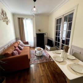 Elegant 2-bedroom apartment near Paris & Château de Vincennes, hotel in Nogent-sur-Marne