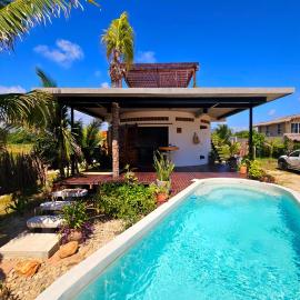 Beach House with private Pool, Roof and View, hotell i El Puertecito