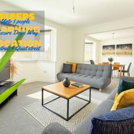 Quite Contractor Stay with Private Driveway and Smart TV bedrooms – hotel w mieście Hartlepool