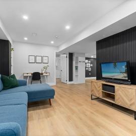 Urban Haven: 2BR/2BA+Office, Kitchen, Dining, viešbutis mieste Newcastle