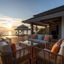 Luxury villa Seaview & Sunset 100m from the beach, hotell i Ko Phangan
