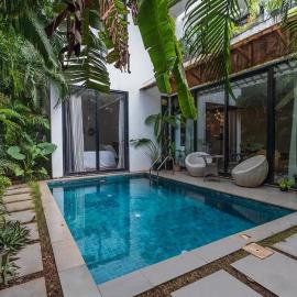 3 Bedroom Private Pool Villa in North Goa by Amorey Stays, hotelli kohteessa Vagator