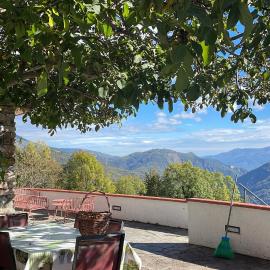 Total Peace and quiet on the top of the mountain,