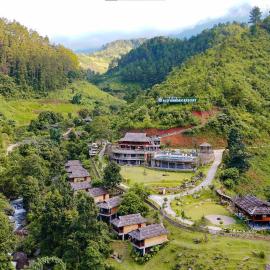 Trạm Tấu Eco Garden Resort & Hot spring، فندق في Trạm Tấu