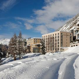 Hotel Saratz Pontresina Mountain Resort & Spa、ポントレジーナのホテル