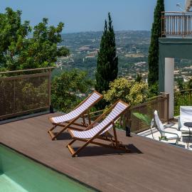 Trithea Seaview Villa with Pool Quiet and Relaxing, hotel em Vlachata