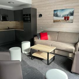 Appartement duplex avec accès piscine, animaux acceptés, 8 pers. à Gourette - FR-1-860-10