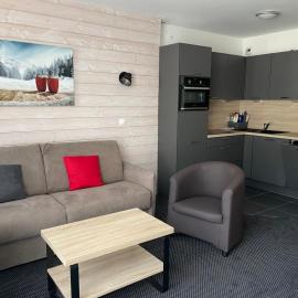 Gourette: Studio 6 pers, balcon, animaux admis - FR-1-860-20