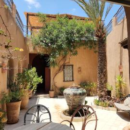 SUPERB BERBER PALACE surrounded of ATLAS MOUNTAINS