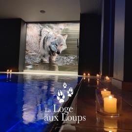 La Loge aux Loups, à 100 m du lac, piscine intérieure, climatisation, local vélos