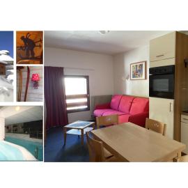 Gourette Studio 4 pers, piscine, animaux admis, wifi - FR-1-859-24