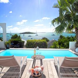 Villa Bella vue sur Pinel piscine jacuzzi, hotel a Cul de Sac