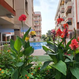 Apartamento con garaje y piscina en Oropesa del Mar