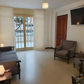 Lindo Apartamento Full Equipo con 2 habitaciones y Amplia Terraza con Agua y Ascensor