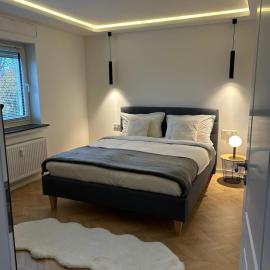 Moderne Ferienwohnung mit Terrasse und Gartenblick, hotel v destinaci Hannoversch Münden