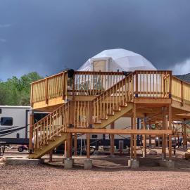 Modern Dome for an Unforgettable Getaway with Incredible Views in Colorado, hotell i Canon City