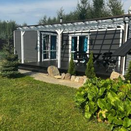 Wellness chill domek na Kaszubach,Gołubie ,saunowy zakątek z balia pod gwiazdami, hotel a Sikorzyno
