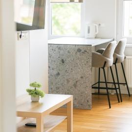 Apartamentai Akvilė，希盧泰的飯店