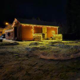 Mensträsk में, होटल Rustikale Stuga am See in schwedisch Lappland