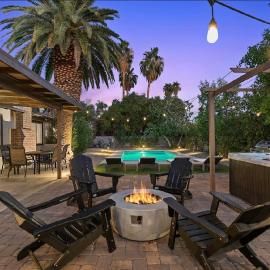 Stylish home with pool and spa