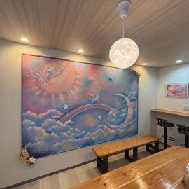絵のある秘密基地 6名 ボルタリング クレーンゲーム 紫陽花 桜