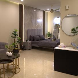 Spacious Studio with UPS, across Giga mall, Pool included