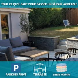 La Wim’Heureuse, maison située entre mer&campagne.
