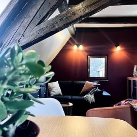 T2 cosy charme alsacien poutres apparentes au centre de Barr, hotelli kohteessa Barr