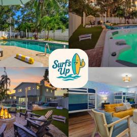 4 Minutes to Beach Pool Hot Tub Game Room