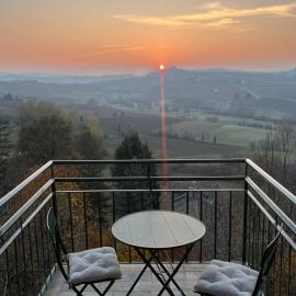 Appartamento panoramico in collina
