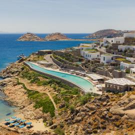 Cali Mykonos，卡拉法蒂斯的飯店
