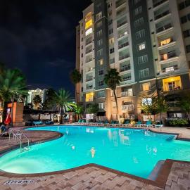 Flats moderno 4min da Universal - The Point Orlando, hotelli Orlandossa