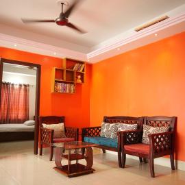 Stylish 3BR Furnished Apartment with Bathtub, AC & Balcony in Jigatola Near Dhanmondi