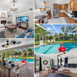 Just Wow! Luxury & Huge Heated Pool & Spa Home!, hotel di Clearwater
