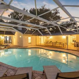 Heated Pool Spa, Game Room Near Beach