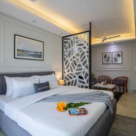 BedChambers Luxurious Aparthotel Near Medicity、グルガオンのホテル